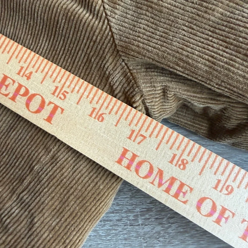 Gap Kids Boys Tan Brown Corduroy Sherpa Lined Hooded Jacket Size L 10-11